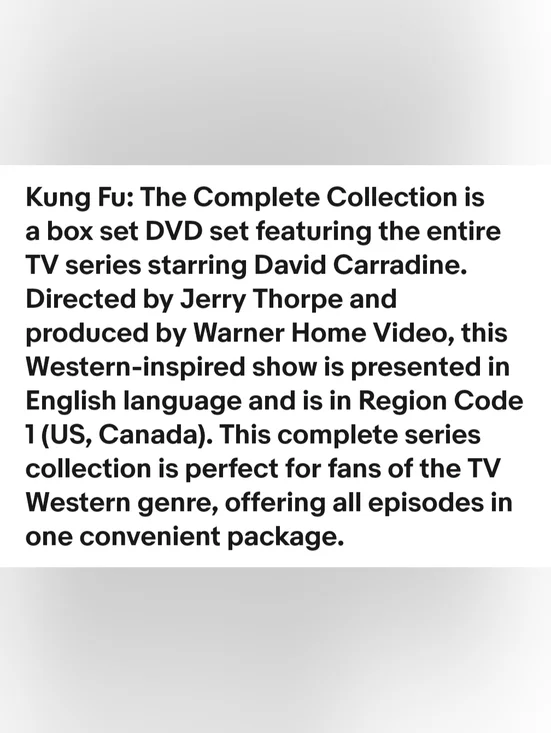 Kung Fu The Complete Collection - Picture 5 of 5